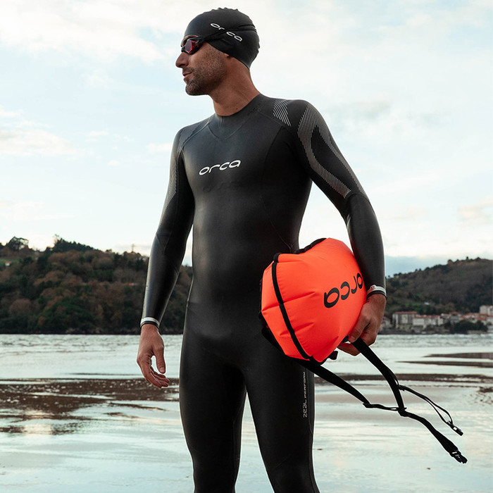 2024 Orca Mnner Zeal Perform Open Water Swim Rckenreiverschluss Neoprenanzug NN2F0501 - Black